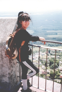 Jaroslava Velartová on a trip after 2000