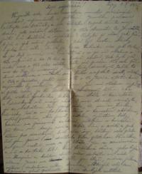 Letter from Řepy I.