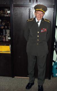 Gustav Singer v roce 2005 -  v uniformě