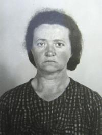 A prison photo of his mother