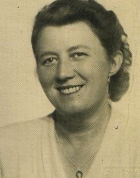 Růžena Přeučilová, mother of the witness