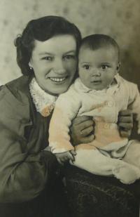 with daughter Marie - *1946