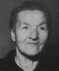 Grandmother Marie Koklářová née Maňáková