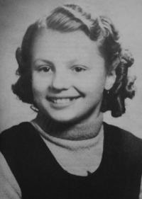 year 1949 - Mary as a thirteen-year-old