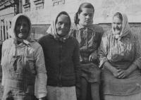 1952 - Grandmother Antonie Šopejstalová - second from left
