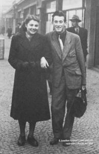 1954 - with Josef Křížek
