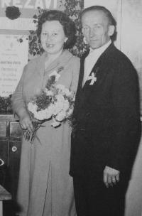 year 1962 - parents in Rumburk
