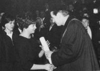 1968 - first graduation