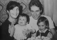1983 - daughter Svatava with her family