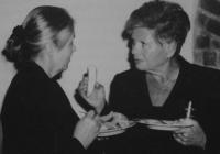 year 1998 - with the wife of Zdeněk Ornest MUDr. Alena Ornest