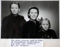 Karel Šváb´s wife and children during the war