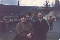 With Parents by the Castle - 80's