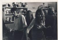 At home in Jecna street, cca 1975
