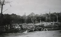 Shacktown after the air-raid