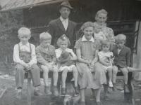 Family in Jelenov, 1952