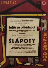 "Rain Gutter Theatre" (Divadélko pod okapem) - poster from 1963