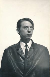Graduation photograph of J. Kozlík - 1968