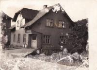 A House in Mala Morava, where family Grunt lived after the war