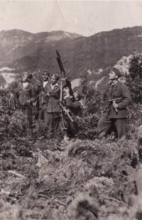 Soldiers from the Democratic Army of Greece