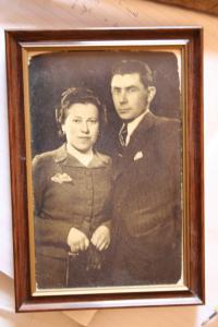 Brother with his wife, both dead
