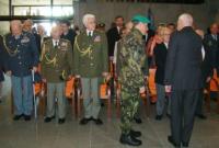 Milan Trunkát a tehdejší prezident Václav Klaus na oslavách osvobození 26. dubna 2012 v Ostrava-Hrabyně