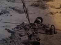 Dead Italian soldier in Tobruk
