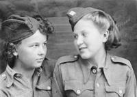 Jefremov 1944 Vera Rajchlová a Věra Biněvská