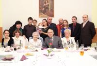 Brigita celebrating her 85th birthday with her entire family, 2014