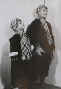 František Lederer, vlevo, s bratrem Jindřichem 