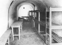 Cell n. 38 in the Small Fortress in Terezín. M. Osladil was inmate to a similar one (cell n. 37)