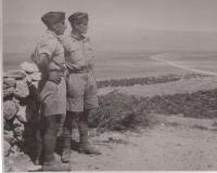 AT kurs, Baalbek, 1941, from the left: Miroslav Kupka, Jan Koukol