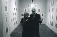 Pavel Brázda with wife Věra Nováková, Navrátil's Gallery 