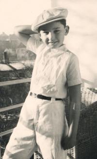 Pavel Brázda, 5 years old, in Brno 