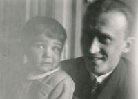 Pavel Brázda with his father Osvald