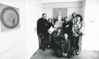 Zlín, 1992, z leva: p. Kuběna, Věra, Pavel Petr, Erik Frič, Pavel Brázda 