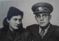 Václav Přibyl, probably with his wife