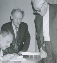 In Prague with Dobromil Pácalt and František Kavka