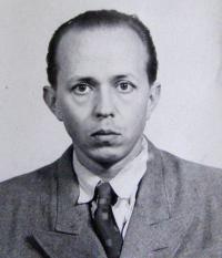 Trubáček's photo in his prison file