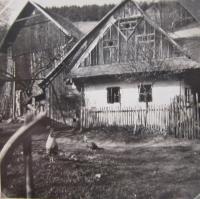 Rodný dům Jiřího Fochlera v Olšanech (dnes již nestojí)