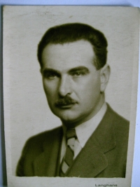 Her father Ing. Spitzer 1939