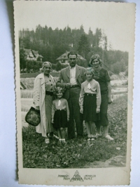 Family photo in Špindlerův Mlýn