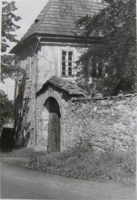 Parish House in Potvorov in 1950s
