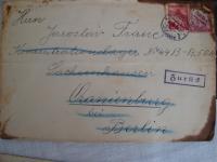 A letter for Jaroslav Franc to Sachsenhausen II.