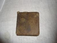 A small book from Sachsenhausen where Jaroslav Franc was illegally recording his thoughts