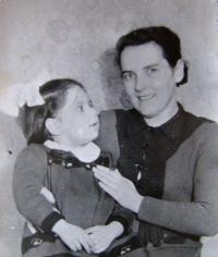 Meixnerová with her mother