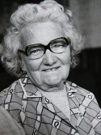 Matka Žofie Zelenková v 70. letech