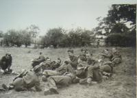In England, training in camp, in the middle of September 1940