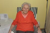 Nyní žije paní Milada v domu pro seniory Oáza v Lidicích (zdroj: Klára Kučerová, 2013)