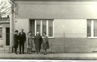 Before the house in Uničov, 1968