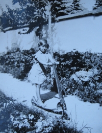 Jarmila Nohavičková as a child